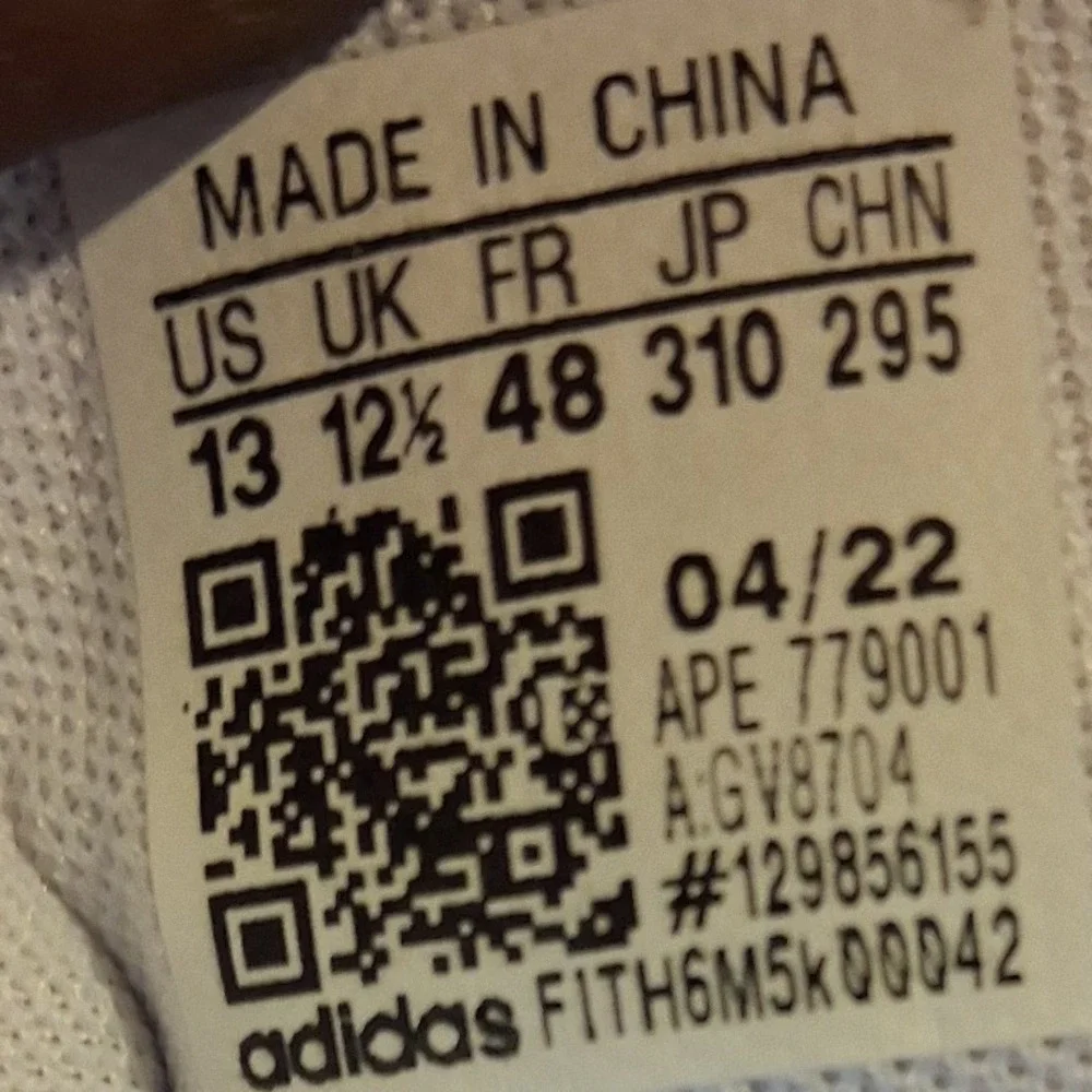 Adidas‎ Harden Vol 6 Basketball Shoes Mens 13 Black White GV8704 Panda Sneakers